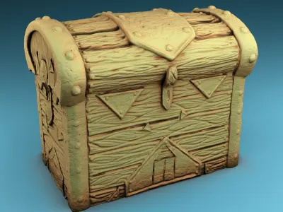 Stylized decor of Middle Ages Set Part 1 3D print model