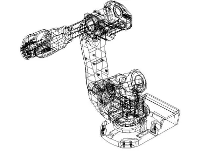 ABB IRB 6600 225 Robot Free 3D model
