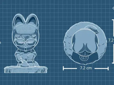 Arale Free 3D print model