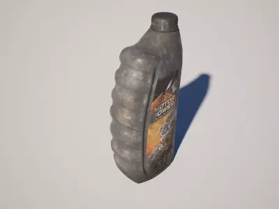  Motor Oil Bottle Low-poly 3D model
