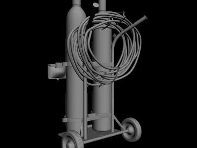 welding setup 3D model