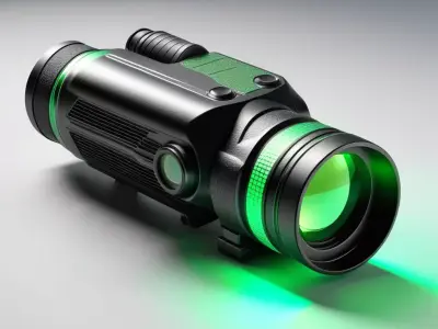 Futuristic Night Vision Monocular Scope 3D model