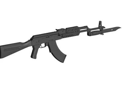 AK RIFLE 3D model purchase