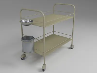 Hospital Furniture - Low Poly - Pack