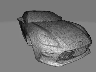 1-24 scale TOYOTA GR86    --Aculate model with laser scan 3D print model