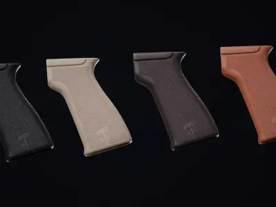 US Palm Grip Low-poly 3D model