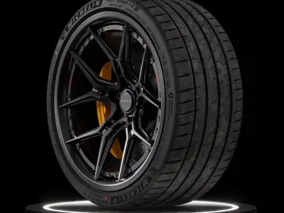 Michelin Pilot Sport 4S 265 30 ZR20 94Y 3D model