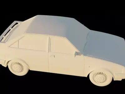 alfa Romeo Low-poly 3D model