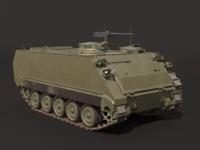 M113A3 Armored Personnel Carrier 3D model