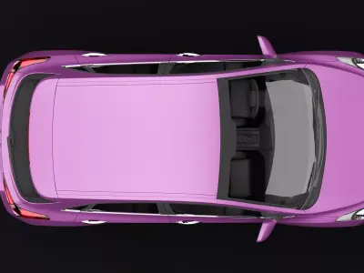 Hyundai i30 Pink 3D model