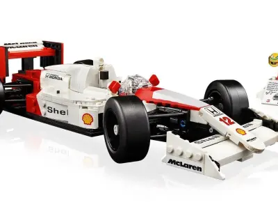 PixelBricks3D - LEGO McLaren MP4 and Ayrton Senna  3D print model
