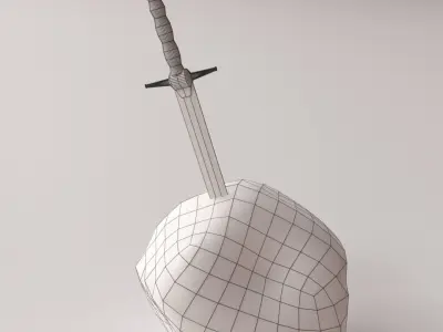 Excalibur sword 3D model order