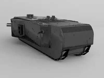 K-Wagen tank 3D model