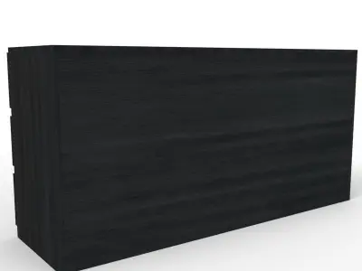 Modern Drawer Low-poly 3D model