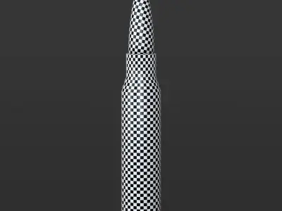 Bullet ammo Low-poly 3D model