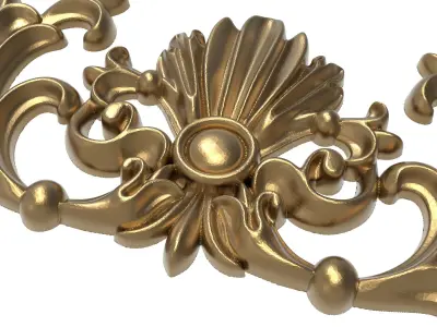 decorative pattern ready for 3D printing 3D model 76