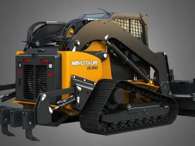 DL550 Minotaur Compact Dozer Loader 3D model