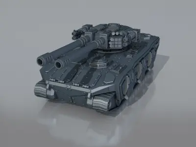 Battle tank V-5 -model for 3d printer 3D print model