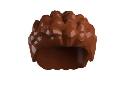 Custom3Dprint Minifigure Accessory - Minifigure Hair S2 - 079 3D print model
