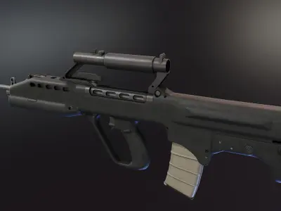 SAR 21 Rifle Low-poly 3D model