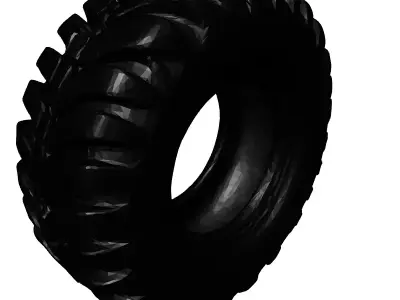 OffRoad Mud Terrain Tire 3D model