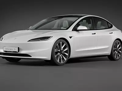 2024 Tesla Model 3 Highland 3D model
