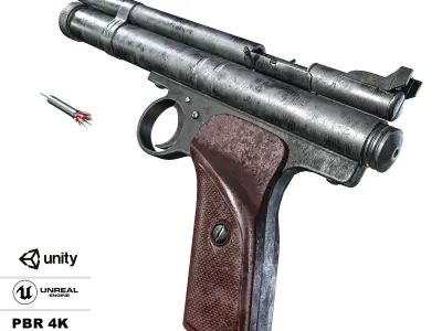 Military Weapon Collection 2 3D Model Pack