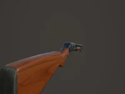 Shotgun WW1 Free 3D model