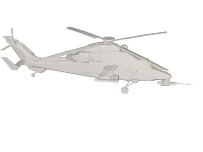 Military Helicopter concept Low-poly 3D model by vlad25 from CGTrader