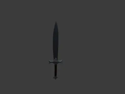 sword low-poly Low-poly 3D model purchase