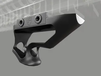 Fortis SHIFT Short Angled Grip Low-poly 3D model