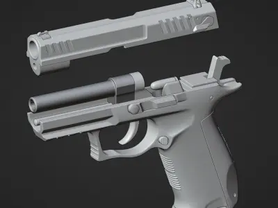 Fort-17  Low-poly 3D model