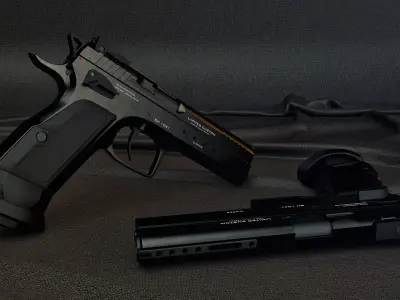 Tanfoglio Custom  Free 3D model