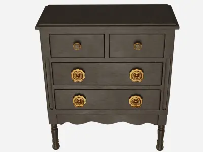 3D Model Nightstand from the 50th 3D model