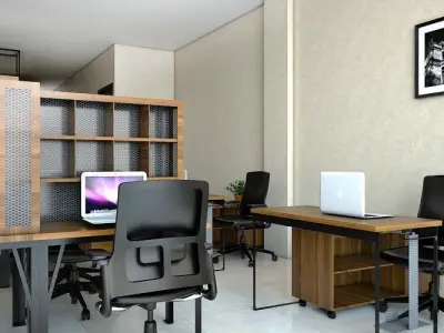 Industrial Office 3D model