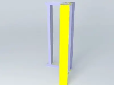 Flex C to Flat Wall Connection Free 3D model