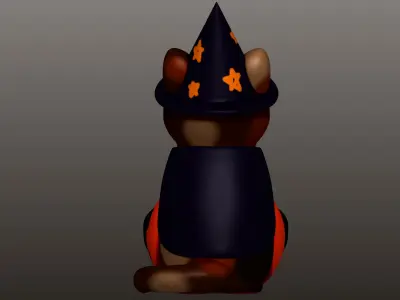 Witch Cat 3D print model