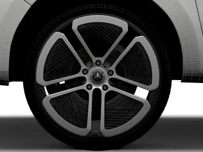 Mercedes Benz EQT 2023 wheel 3D model