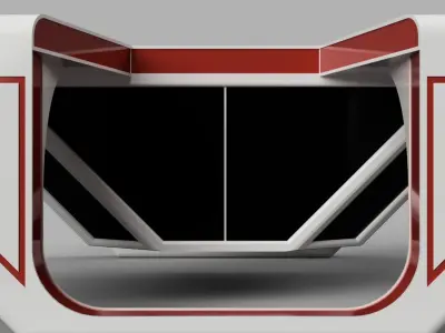 Autonomous rideshare eVTOL aircraft 3D model