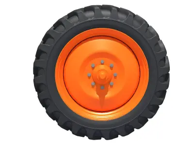 Off Road Tyre 3D model by 3D-Horse