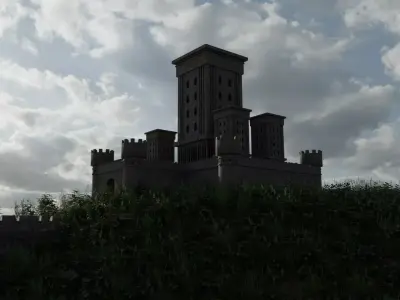 Castle 3D model 10