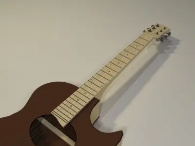 Guitar  Low-poly 3D model