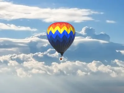 Hot Air Balloon  purchase 3D model