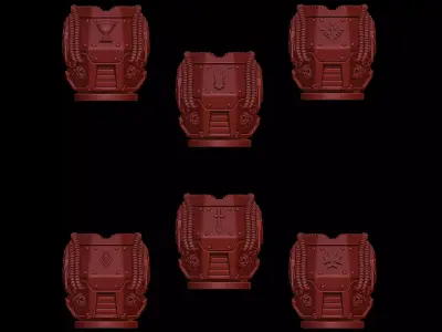 Space Boys Cyborgs Kit Free 3D print model
