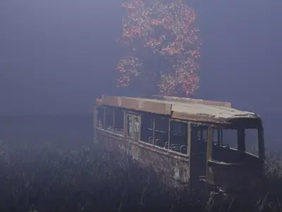 abandon train   3D model