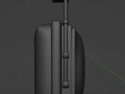 protective headphones Low-poly 3D model
