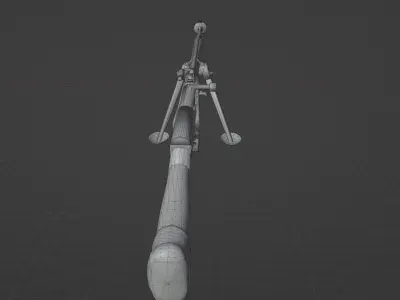 PTRS 41 Low-poly 3D model