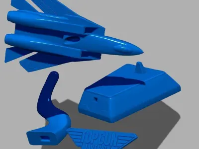 F-14 TOMCAT MAVERICK TopGun 3D print model
