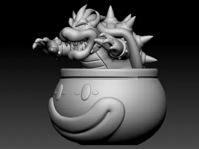 Bowser Clown Car  3D print model