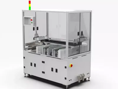 Automatic Double Station Label Laminating Machine 3D model
